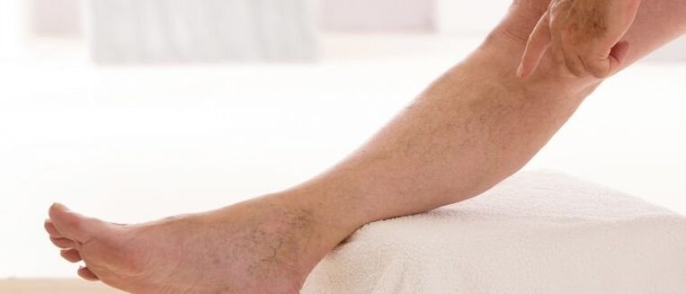 Kranní žíly na nohou